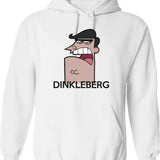 Dinkleberg Graphic Pullover Hoodie - White