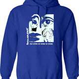 Disc Golf Vintage Disc Sport Frisbee Saying Hoodie - Blue