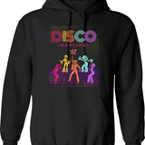 Discharge Hoodie - Retro Graphic Pullover Hoodie for Men & Women - Black