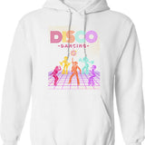 Discharge Hoodie - Retro Graphic Pullover Hoodie for Men & Women - White