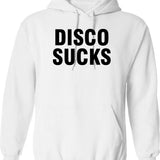 Disco Fever Lts Hoodie - Retro Graphic Pullover Hoodie for Men & Women - White