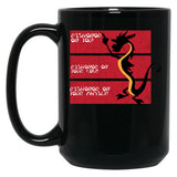 Dishonor On Your Cow Black Coffee Mug, Gift Coffee Mug - Black