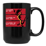 Dishonor On Your Cow Black Coffee Mug, Gift Coffee Mug