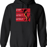 Dishonor On Your Cow Graphic Pullover Hoodie - Black