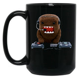 Dj Domo-Kun (1) Black Coffee Mug, Gift Coffee Mug - Black