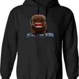 Dj Domo-Kun (1) Graphic Pullover Hoodie - Black