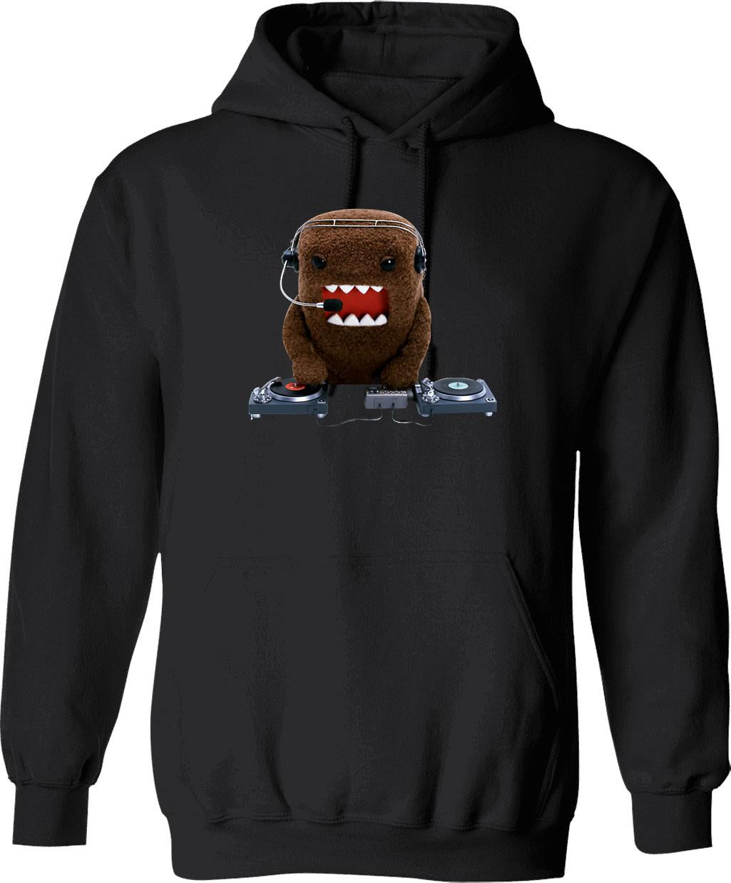 Dj Domo-Kun (1) Graphic Pullover Hoodie - Black