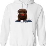 Dj Domo-Kun (1) Graphic Pullover Hoodie - White