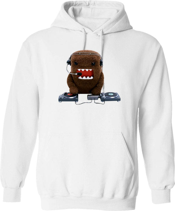 Dj Domo-Kun (1) Graphic Pullover Hoodie - White