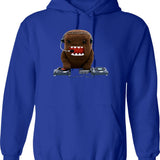 Dj Domo-Kun (1) Graphic Pullover Hoodie - Blue