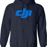 Dj Panda (vintage Distressed Look) Hoodie - Retro Graphic Cosy Pullover - Navy