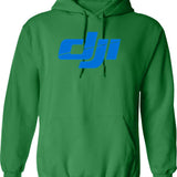 Dj Panda (vintage Distressed Look) Hoodie - Retro Graphic Cosy Pullover - Green