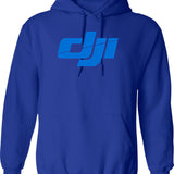 Dj Panda (vintage Distressed Look) Hoodie - Retro Graphic Cosy Pullover - Blue