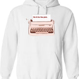 Do Fun Shit Hoodie - Retro Graphic Pullover Hoodie for Men & Women - White