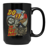 Do It in The Dirt 1976 Black Coffee Mug, Gift Coffee Mug