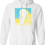 Do Not Resuscitate Hoodie - Retro Graphic Pullover Hoodie for Men & Women - White