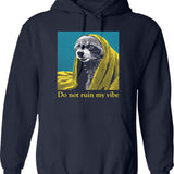 Do Not Resuscitate Hoodie - Retro Graphic Pullover Hoodie for Men & Women - Navy