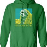 Do Not Resuscitate Hoodie - Retro Graphic Pullover Hoodie for Men & Women - Green