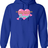 Do You Guys Ever Think About Dying Graphic Pullover Hoodie - Blue