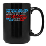 Do You Hear The People Sing Black Coffee Mug, Gift Coffee Mug