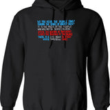 Do You Hear The People Sing Graphic Pullover Hoodie - Black