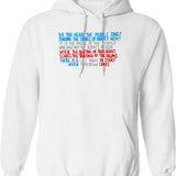 Do You Hear The People Sing Graphic Pullover Hoodie - White