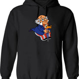 Doc Hollywood Hoodie - Retro Graphic Pullover Hoodie for Men & Women - Black