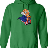 Doc Hollywood Hoodie - Retro Graphic Pullover Hoodie for Men & Women - Green