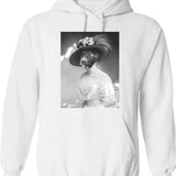 Dodo Whisperer Vintage Extinct Bird Illustration Hoodie - White