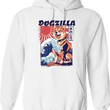 Dogs Playing Poker Hoodie - Retro Graphic Pullover Hoodie for Men & Women - White