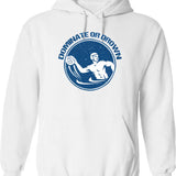 Dolly For President Funny (1) Hoodie - Sarcastic Humor Graphic Hoodie - White