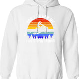 Don't Follow Me I Do Stupid Thing Snowmobile Motor Sled Hoodie - White