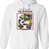 Don't Mess With Texas Hoodie - Retro Graphic Pullover Hoodie for Men & Women - White