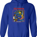 Don't Mess With Texas Hoodie - Retro Graphic Pullover Hoodie for Men & Women - Blue