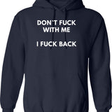 Dont Drink Or Drive Hoodie - Retro Graphic Pullover Hoodie for Men & Women - Navy