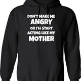 Dont Get Horny Around Me Im An Empath Hoodie - Black