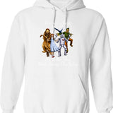 Dorothy Quotes It's Not Where You Go It's Who You Meet Along The Way Vintage Fantasy Hoodie - White