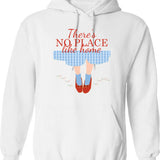 Dorothy Quotes It's Not Where You Go It's Who You Meet Along The Way Vintage Fantasy (2) Hoodie - White