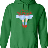 Dorothy Quotes It's Not Where You Go It's Who You Meet Along The Way Vintage Fantasy (2) Hoodie - Green