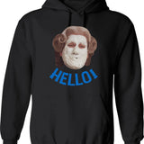 Dot Hoodie - Retro Graphic Pullover Hoodie for Men & Women - Black