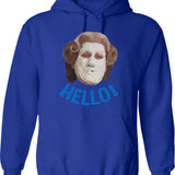 Dot Hoodie - Retro Graphic Pullover Hoodie for Men & Women - Blue