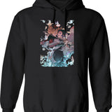 Douma Classic (2) Hoodie - Retro Graphic Pullover Hoodie for Men & Women - Black