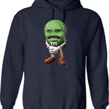 Dr Now Vintage Retro Design Hoodie - Retro Graphic Cosy Pullover - Navy