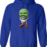 Dr Now Vintage Retro Design Hoodie - Retro Graphic Cosy Pullover - Blue