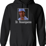 Dr. Rosen Rosen Hoodie - Retro Graphic Pullover Hoodie for Men & Women - Black
