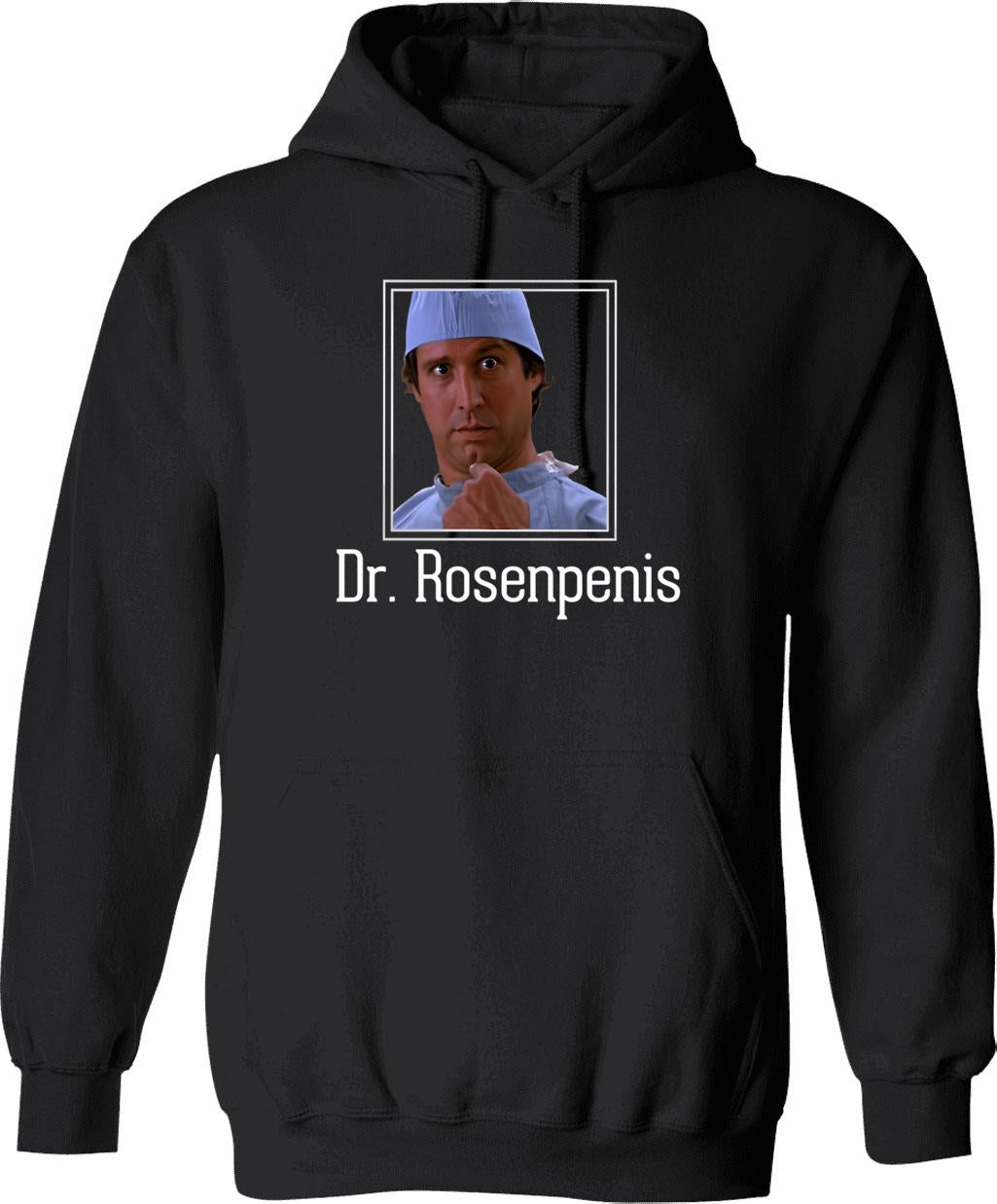 Dr. Rosen Rosen Hoodie - Retro Graphic Pullover Hoodie for Men & Women - Black