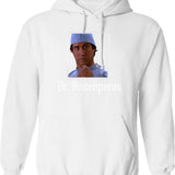 Dr. Rosen Rosen Hoodie - Retro Graphic Pullover Hoodie for Men & Women - White
