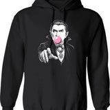 Drack And His Noodles - Hoodie - Retro Graphic Pullover Hoodie for Men & Women - Black