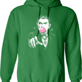 Drack And His Noodles - Hoodie - Retro Graphic Pullover Hoodie for Men & Women - Green