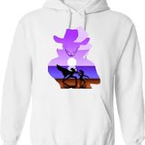 Dracula Blowing A Bubblegum Bubble Classic Horror Gothic Alternative Hoodie - White